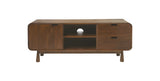 50" Brown Mid Century Modern Wood TV Stand - Homeroots - Flyclothing LLC