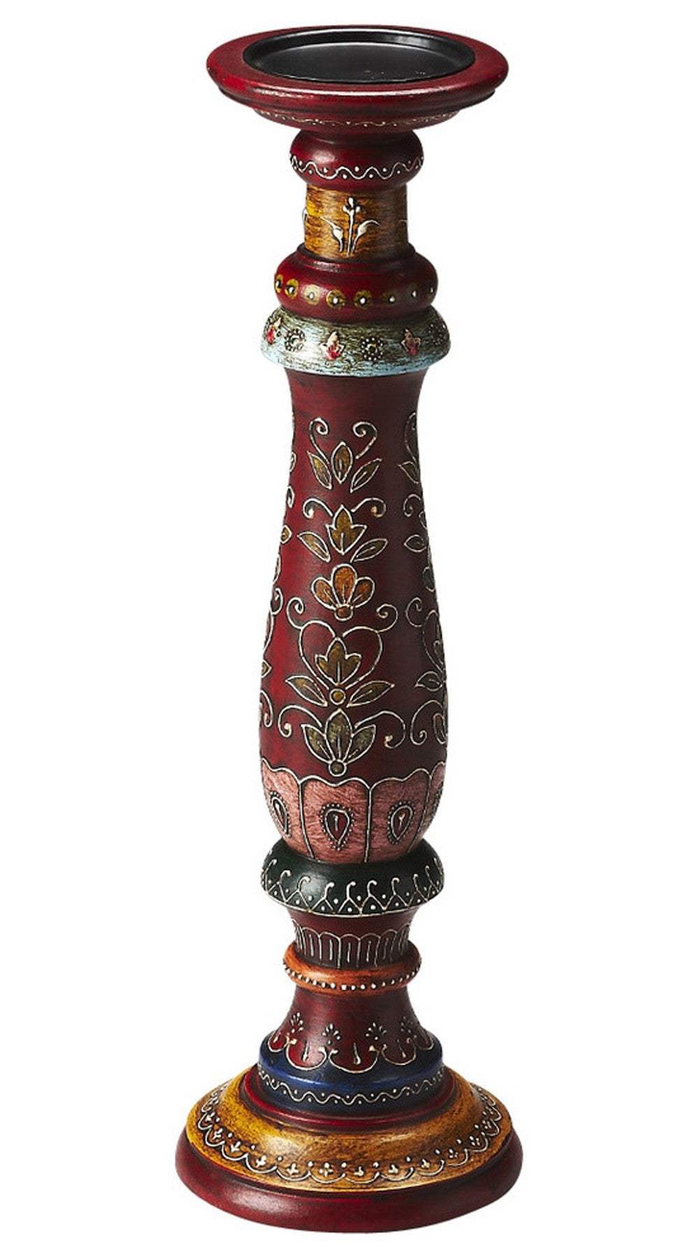 Hand Painted Candle Holder - Homeroots - Flyclothing LLC