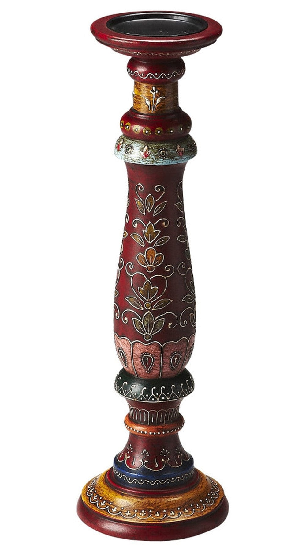 Hand Painted Candle Holder - Homeroots