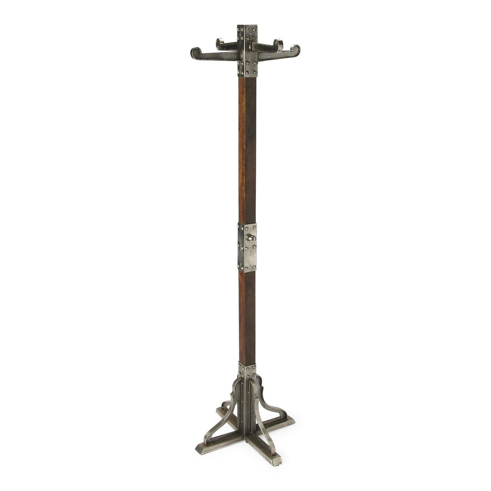 Industrial Chic Vintage Style Coat Rack - Homeroots