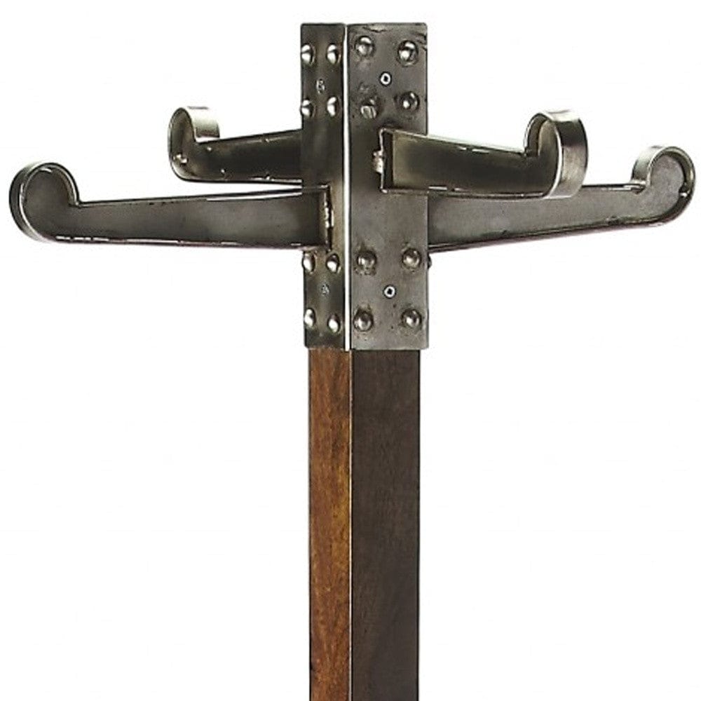 Industrial Chic Vintage Style Coat Rack - Homeroots