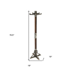 Industrial Chic Vintage Style Coat Rack - Homeroots