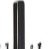 Black Solid Hardwood Coat Tree Rack - Homeroots