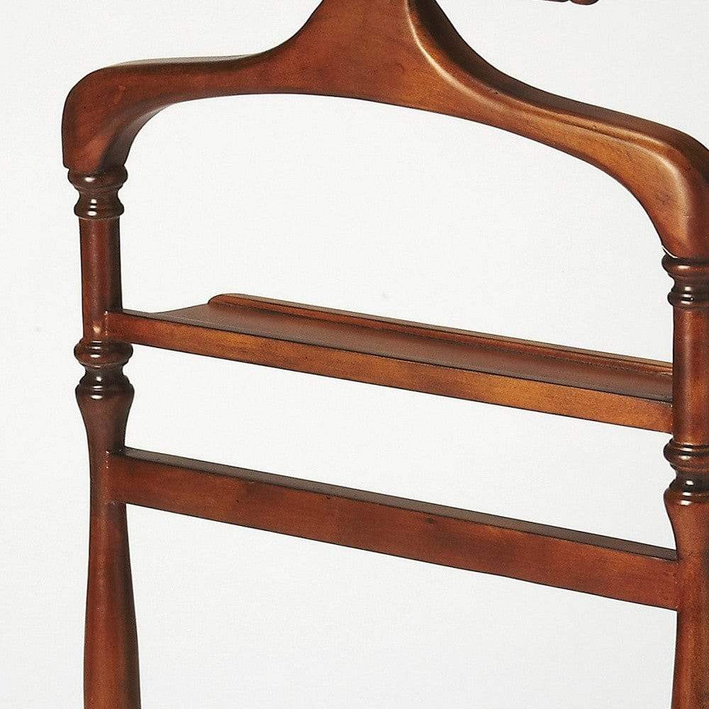 Judson Olive Ash Burl Valet Stand - Homeroots - Flyclothing LLC