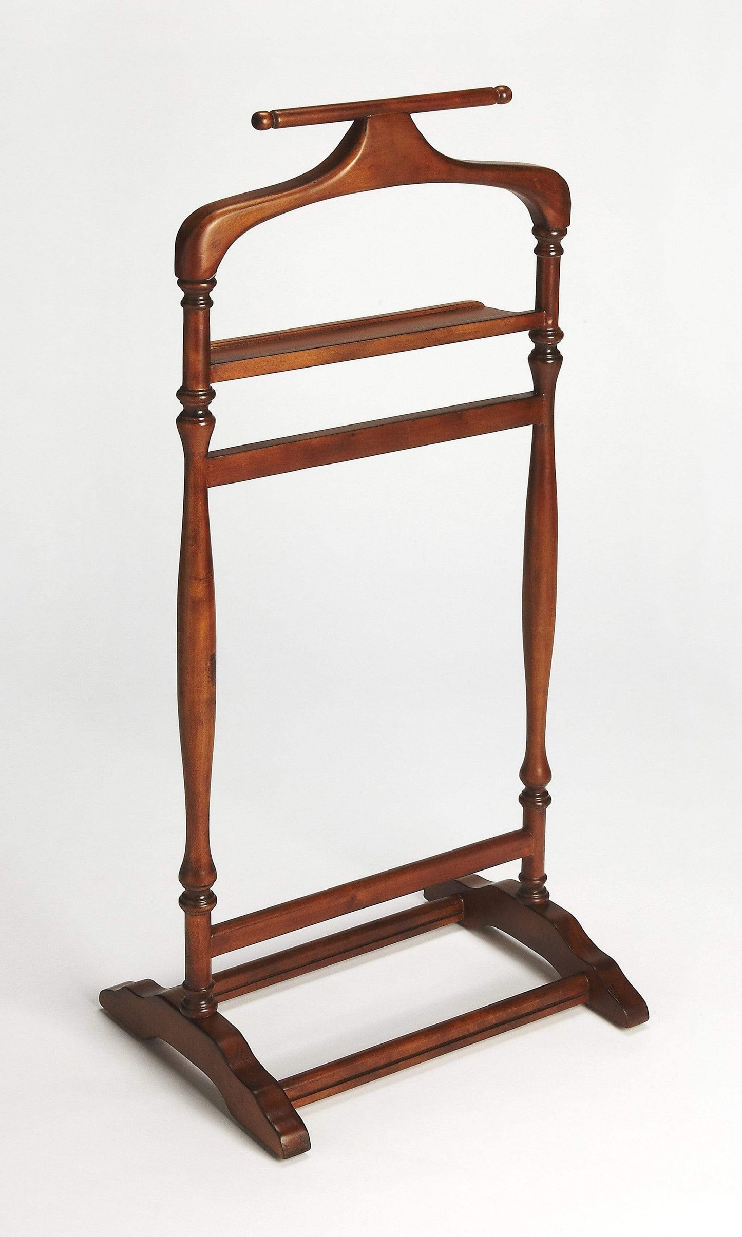 Judson Olive Ash Burl Valet Stand - Homeroots - Flyclothing LLC