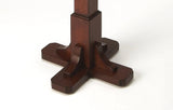 Webster Antique Cherry Coat Rack Tree - Homeroots