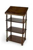 24" Brown Poplar Solid Manufactured Wood Secretary Desk - Homeroots