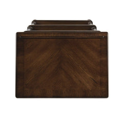 24" Brown Poplar Solid Manufactured Wood Secretary Desk