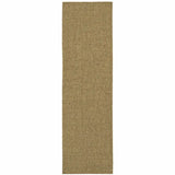 2' X 8' Tan Indoor Outdoor Area Rug - Homeroots - Flyclothing LLC