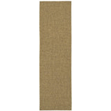 2' X 8' Tan Indoor Outdoor Area Rug - Homeroots