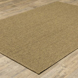 2' X 4' Tan Indoor Outdoor Area Rug - Homeroots - Flyclothing LLC