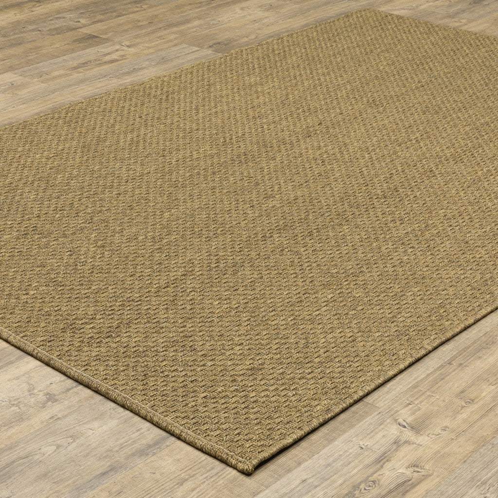 2' X 4' Tan Indoor Outdoor Area Rug - Homeroots - Flyclothing LLC