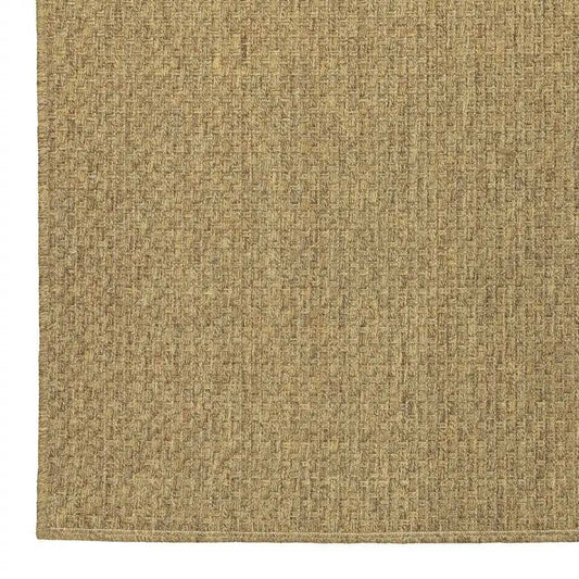 2' X 4' Tan Indoor Outdoor Area Rug - Homeroots - Flyclothing LLC