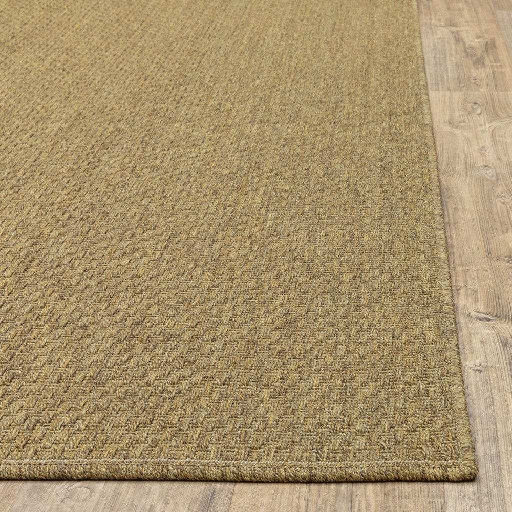 2' X 4' Tan Indoor Outdoor Area Rug - Homeroots - Flyclothing LLC