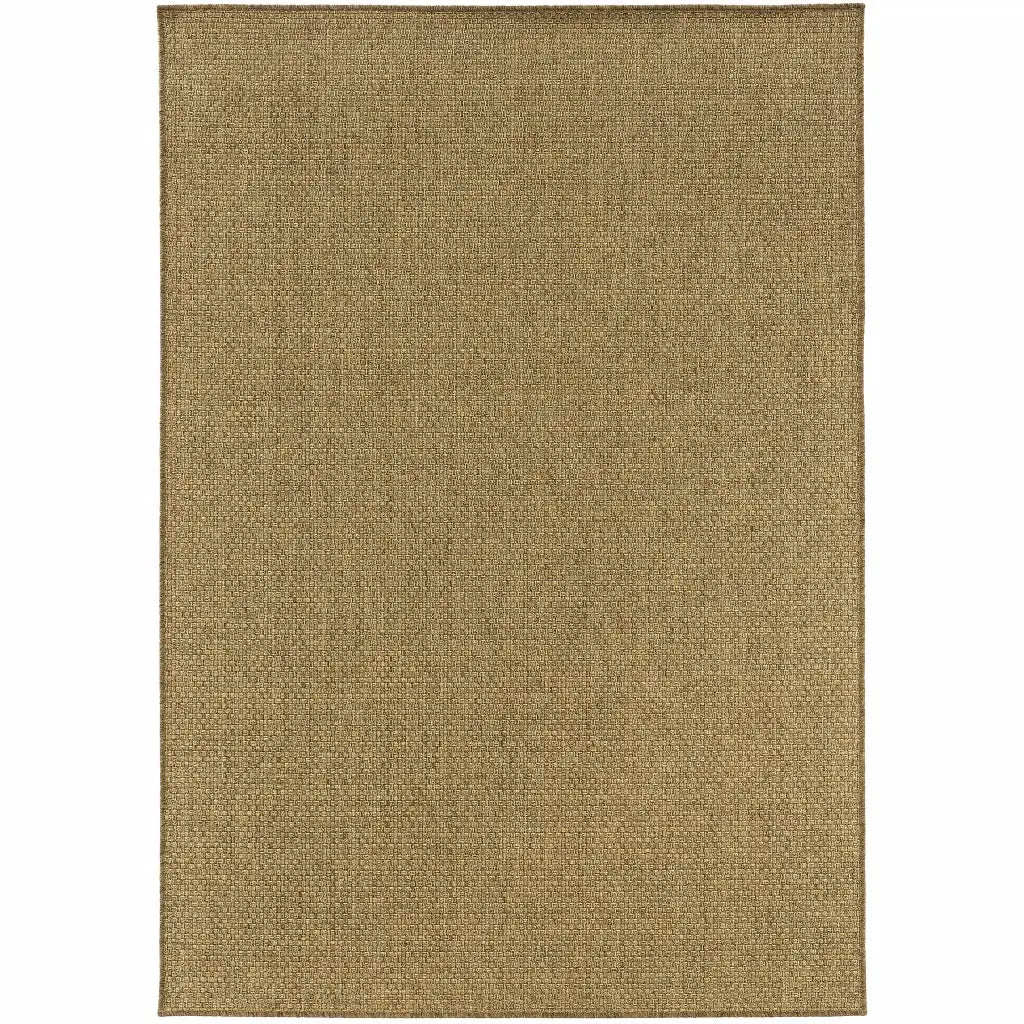 4' X 6' Tan Indoor Outdoor Area Rug - Homeroots - Flyclothing LLC