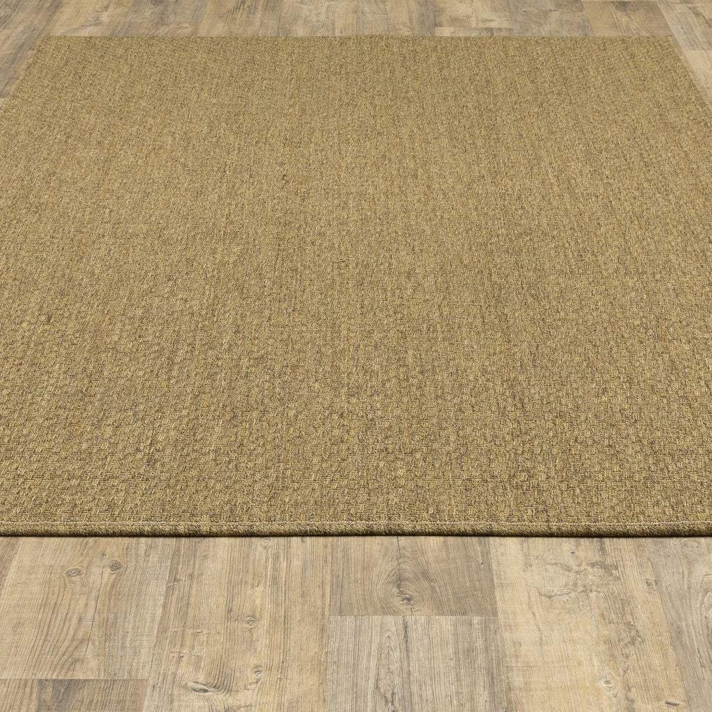 4' X 6' Tan Indoor Outdoor Area Rug - Homeroots - Flyclothing LLC