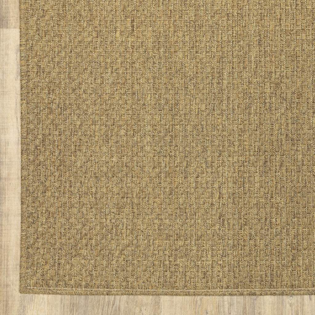 4' X 6' Tan Indoor Outdoor Area Rug - Homeroots - Flyclothing LLC