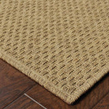 7' X 10' Tan Indoor Outdoor Area Rug - Homeroots - Flyclothing LLC