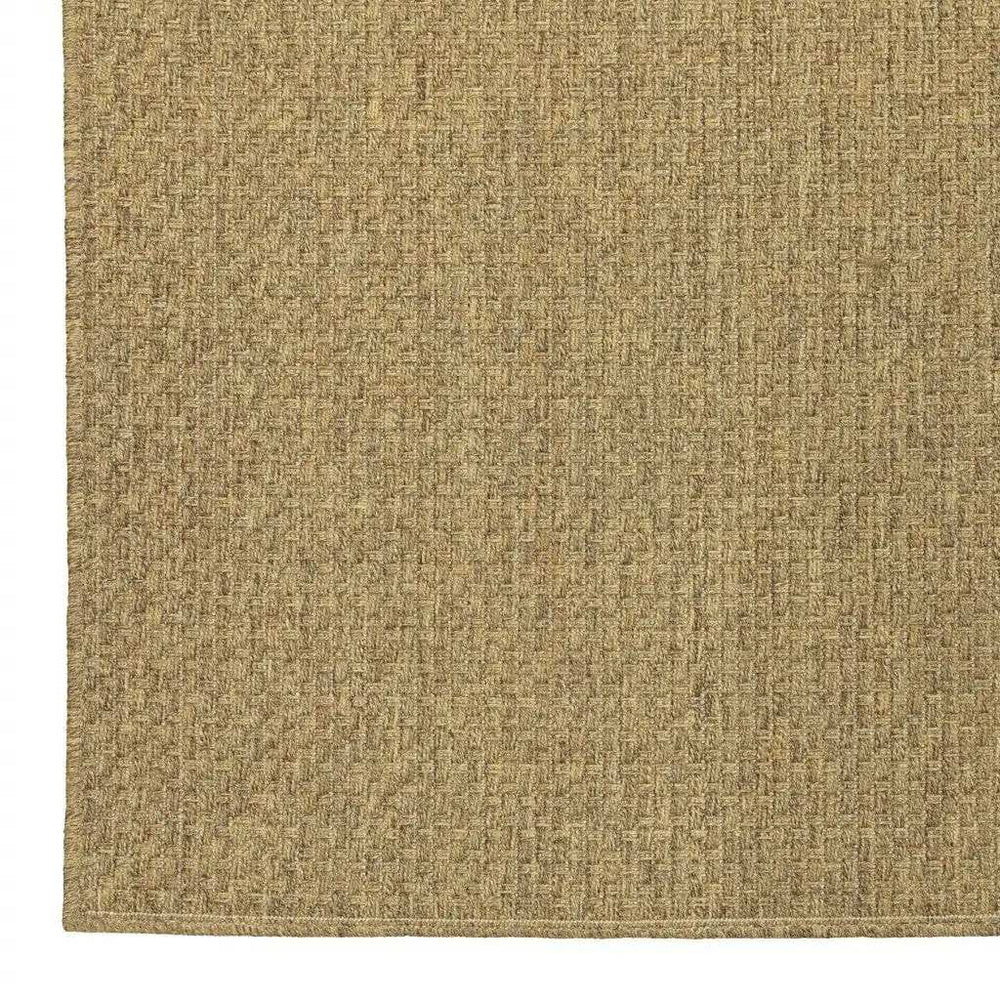 7' X 10' Tan Indoor Outdoor Area Rug - Homeroots - Flyclothing LLC