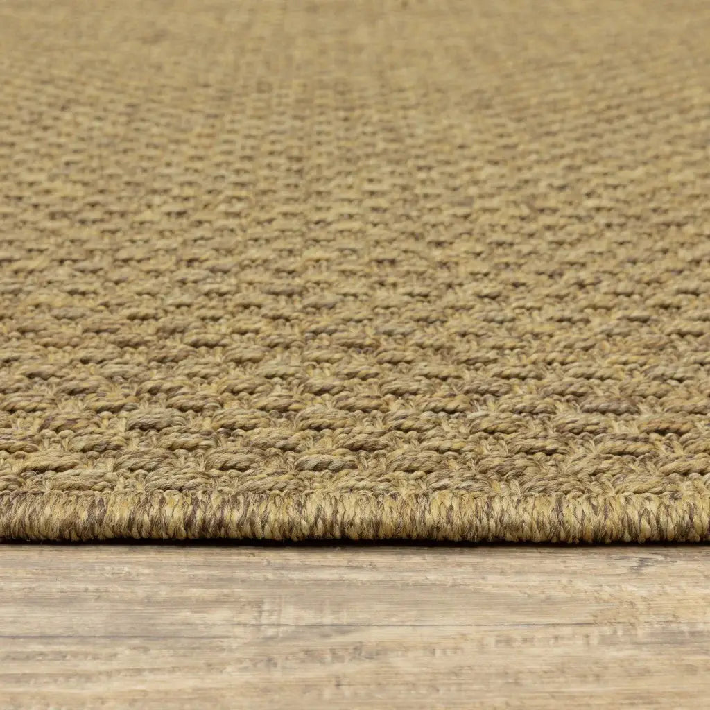 8' X 8' Tan Indoor Outdoor Area Rug - Homeroots - Flyclothing LLC