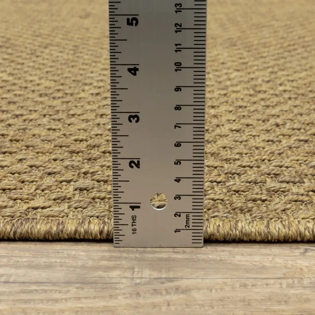 8' X 8' Tan Indoor Outdoor Area Rug - Homeroots - Flyclothing LLC