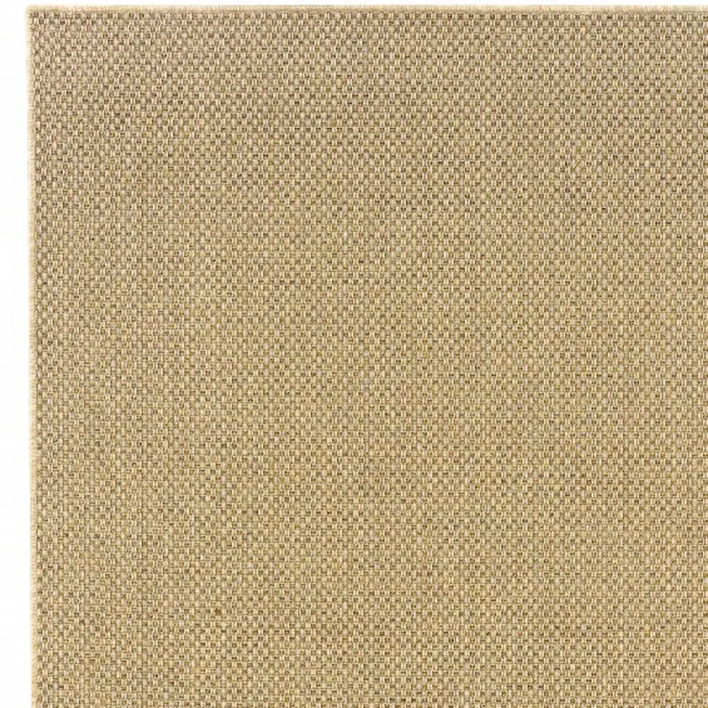 2' X 4' Beige Indoor Outdoor Area Rug - Homeroots - Flyclothing LLC