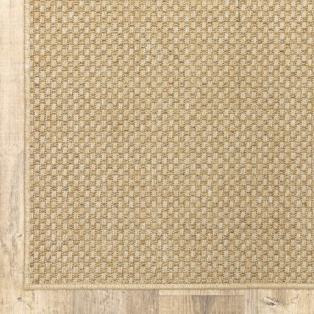 2' X 4' Beige Indoor Outdoor Area Rug - Homeroots - Flyclothing LLC