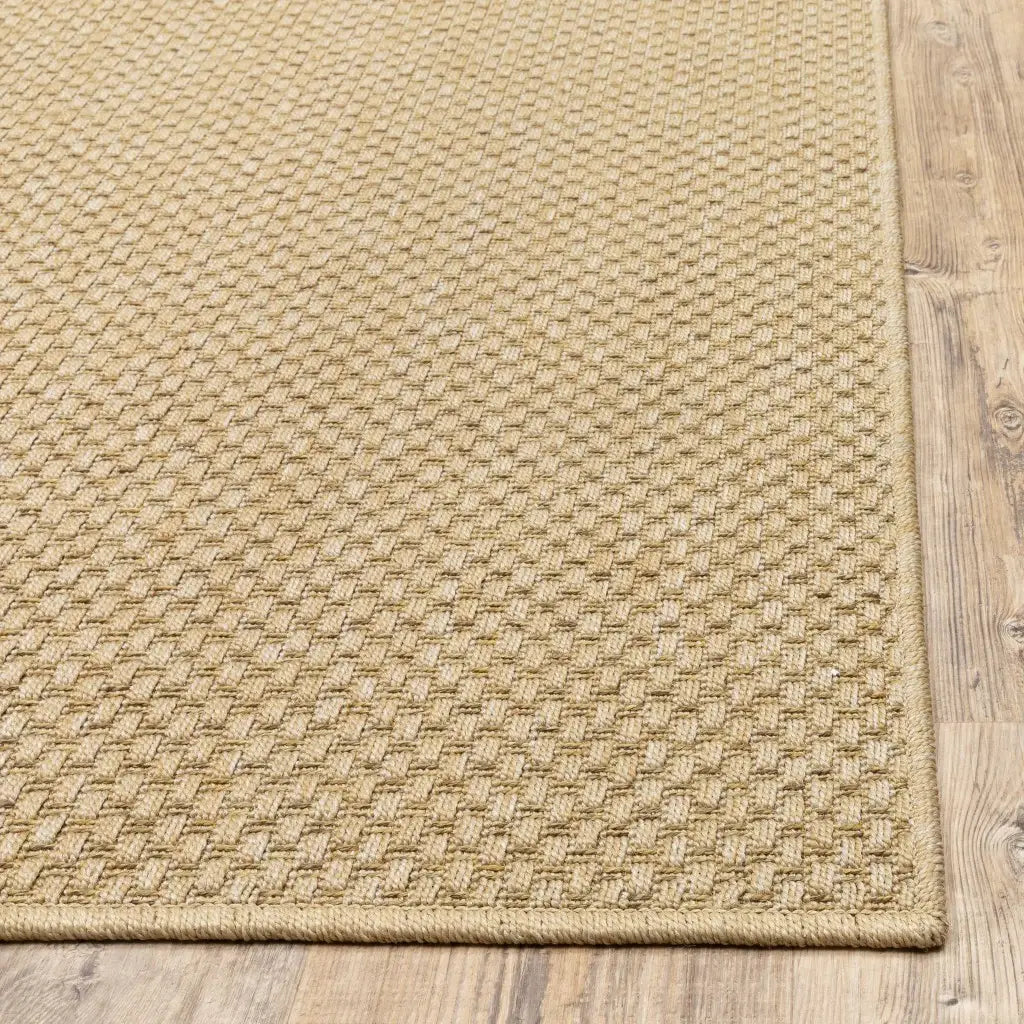 2' X 4' Beige Indoor Outdoor Area Rug - Homeroots - Flyclothing LLC