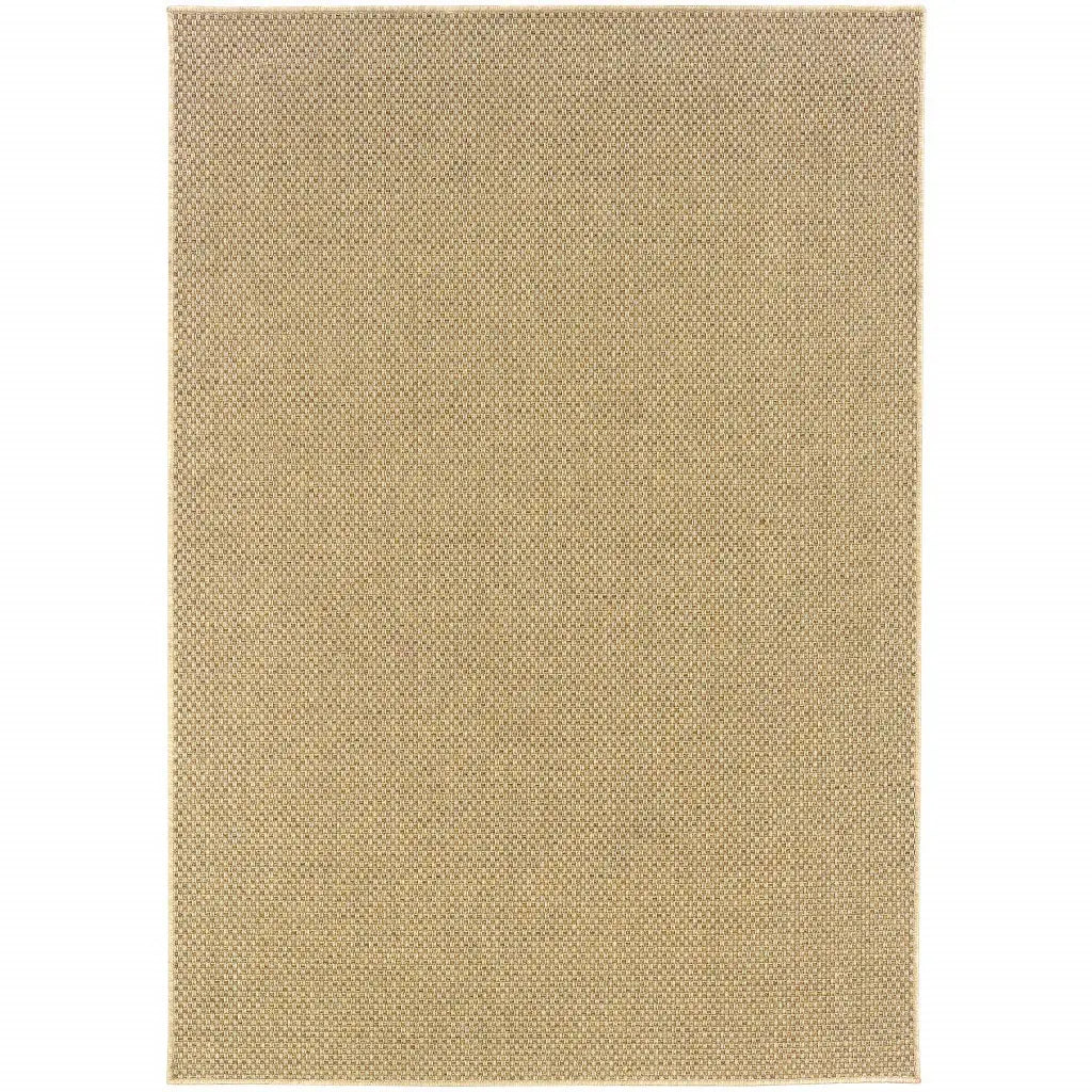 4' X 6' Beige Indoor Outdoor Area Rug - Homeroots - Flyclothing LLC