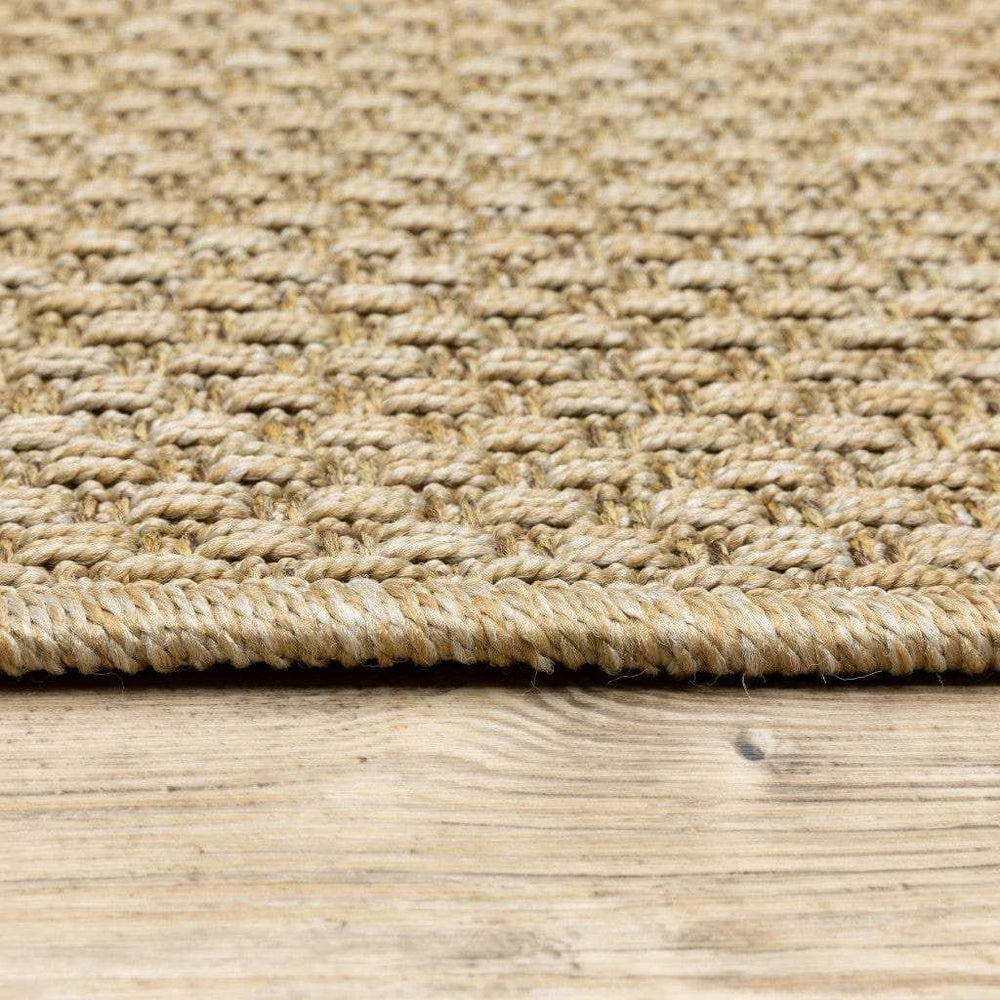 8' X 8' Beige Indoor Outdoor Area Rug - Homeroots - Flyclothing LLC