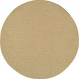 8' X 8' Beige Indoor Outdoor Area Rug - Homeroots - Flyclothing LLC