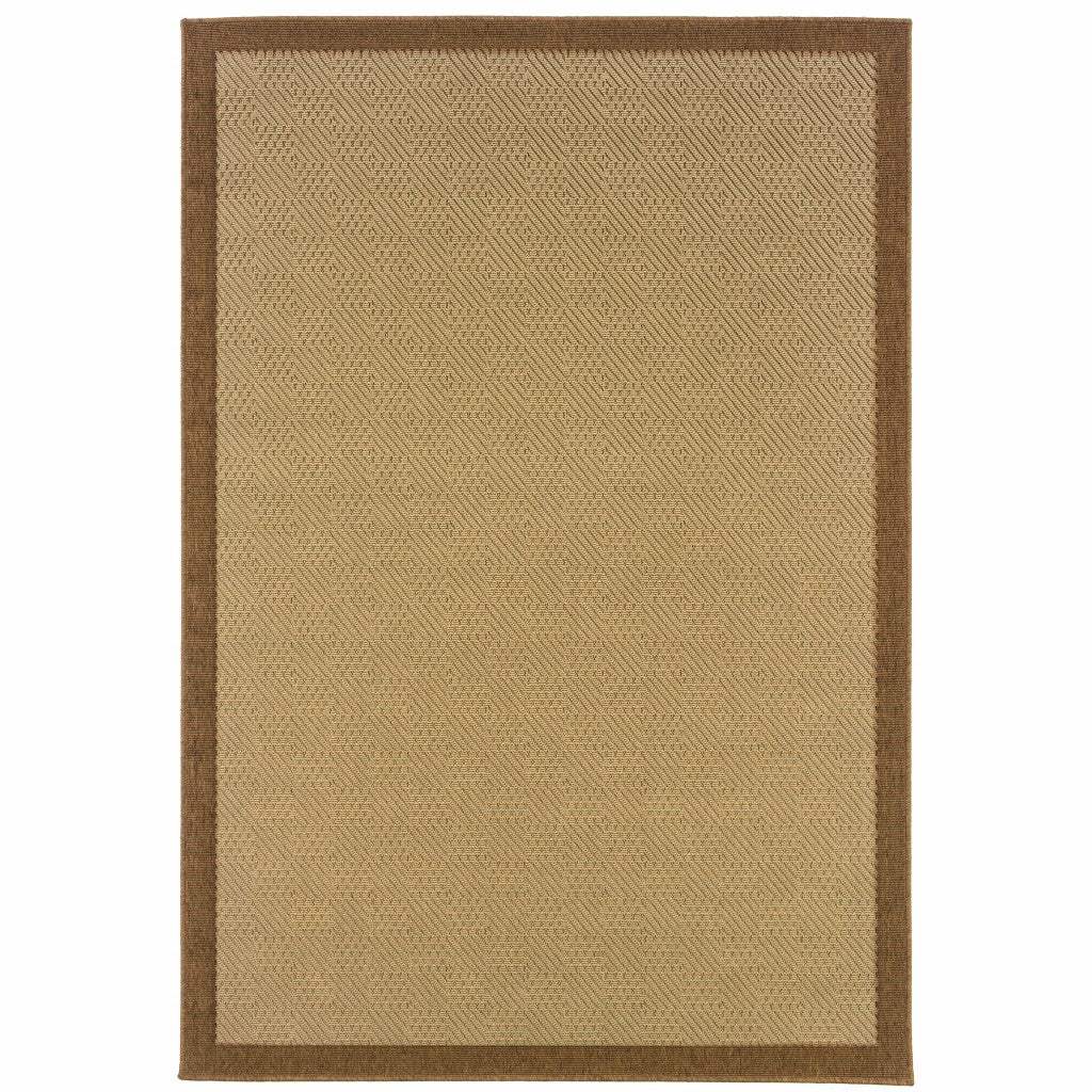 Beige Indoor Outdoor Area Rug - Homeroots - Flyclothing LLC