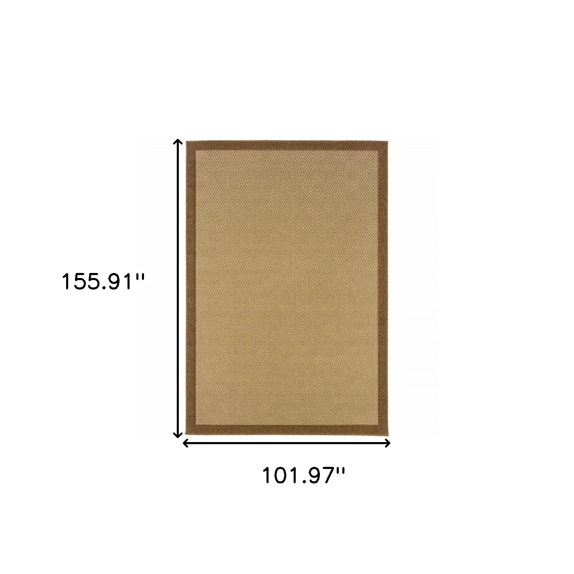 Beige Indoor Outdoor Area Rug - Homeroots - Flyclothing LLC