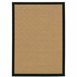 Beige and Black Indoor Outdoor Area Rug - Homeroots - Flyclothing LLC