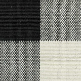 2' X 8' Black and Ivory Indoor Outdoor Area Rug - Homeroots - Flyclothing LLC