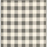 7' X 10' Gray and Ivory Indoor Outdoor Area Rug - Homeroots - Flyclothing LLC