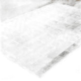 8' X 11' Gray and Ivory Indoor Outdoor Area Rug - Homeroots