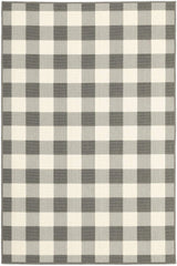 Gray and Ivory Indoor Outdoor Area Rug - Homeroots - Flyclothing LLC