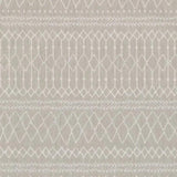 7' X 9' Gray and Ivory Indoor Outdoor Area Rug - Homeroots