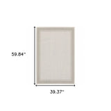 3' X 5' Gray and Ivory Indoor Outdoor Area Rug - Homeroots - Flyclothing LLC