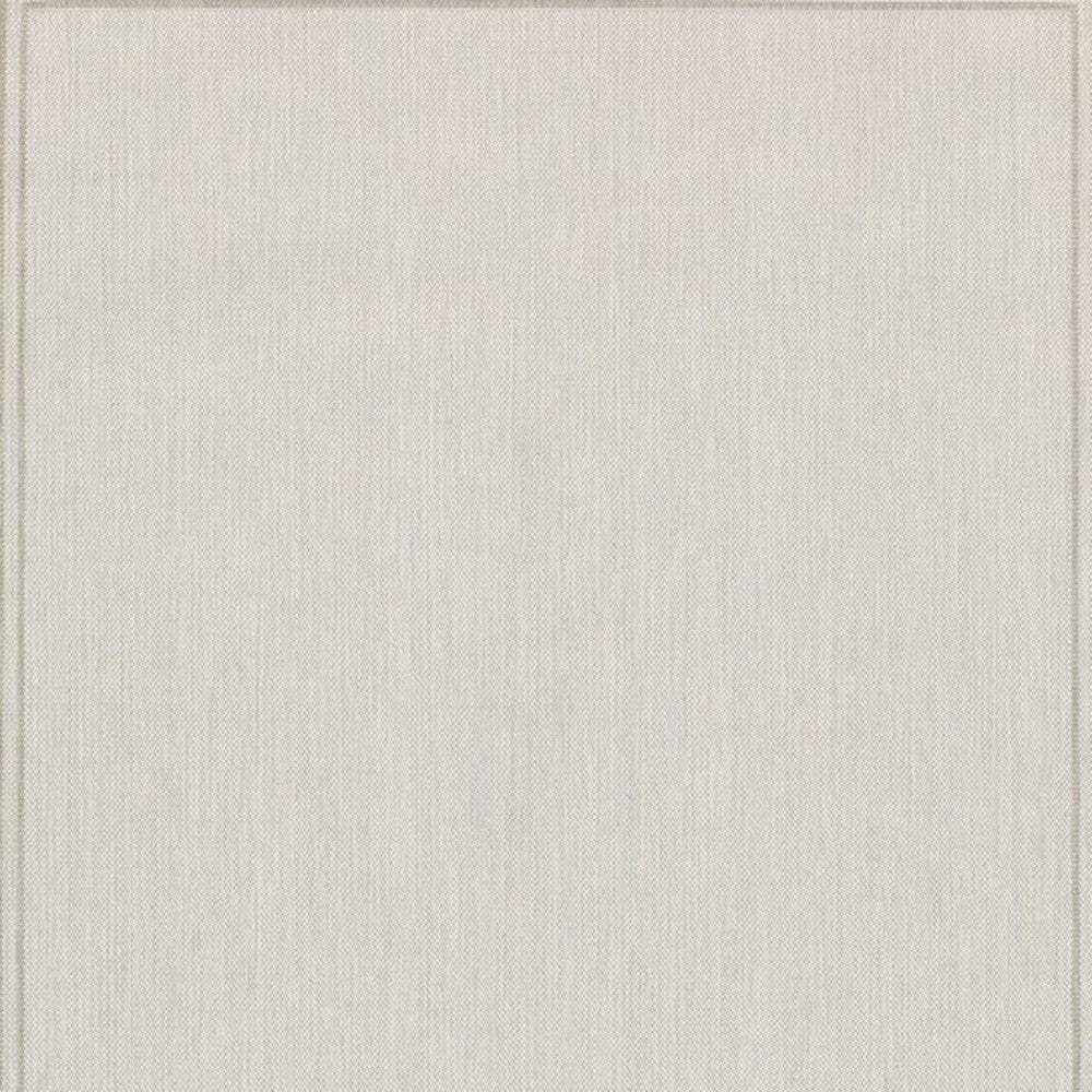 7' X 9' Gray and Ivory Indoor Outdoor Area Rug - Homeroots - Flyclothing LLC