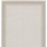 7' X 9' Gray and Ivory Indoor Outdoor Area Rug - Homeroots - Flyclothing LLC