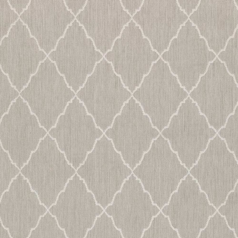 3' X 5' Gray and Ivory Indoor Outdoor Area Rug - Homeroots - Flyclothing LLC
