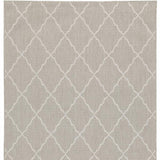 3' X 5' Gray and Ivory Indoor Outdoor Area Rug - Homeroots - Flyclothing LLC