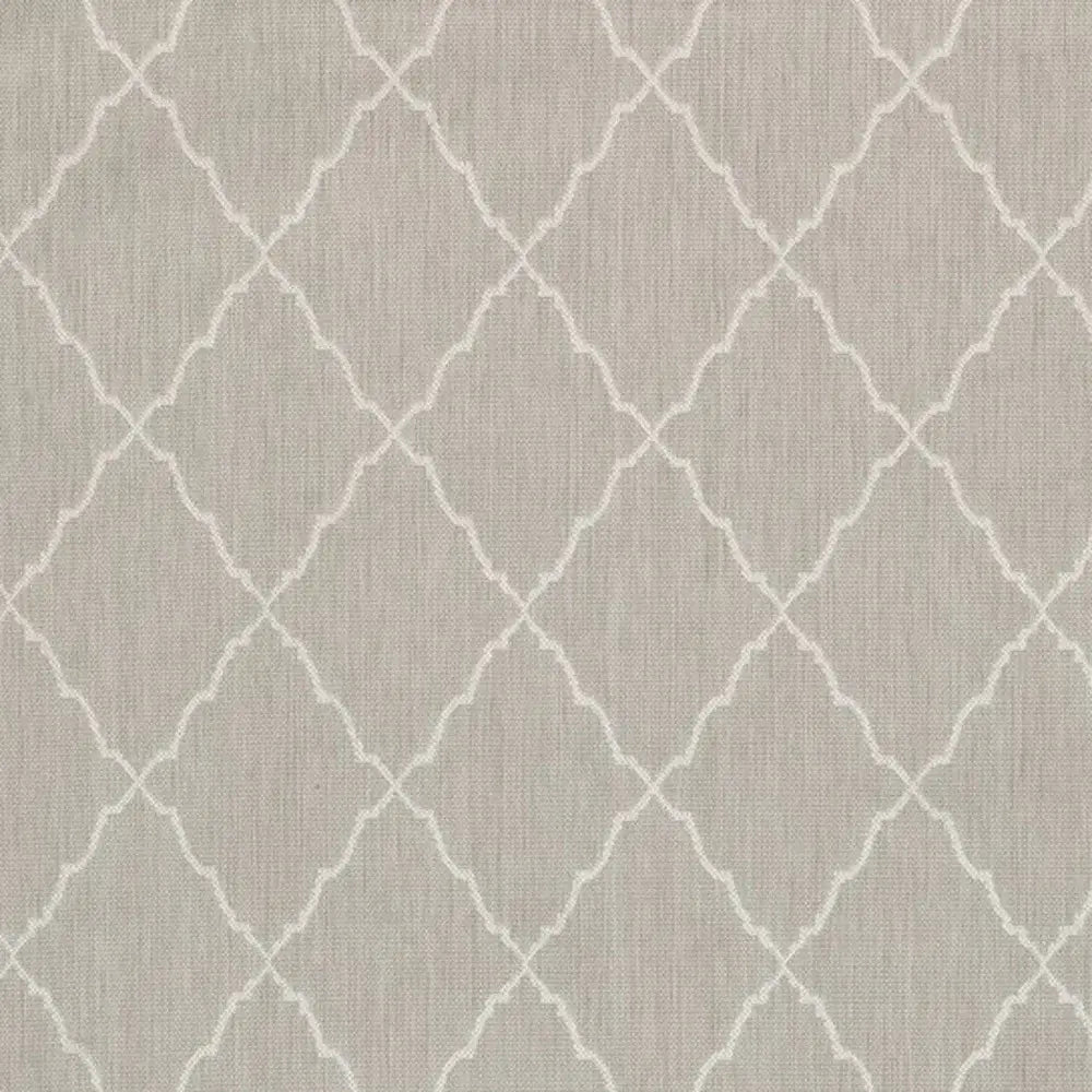 10' X 13' Gray and Ivory Indoor Outdoor Area Rug - Homeroots - Flyclothing LLC