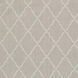 10' X 13' Gray and Ivory Indoor Outdoor Area Rug - Homeroots - Flyclothing LLC