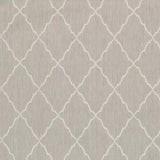 10' X 13' Gray and Ivory Indoor Outdoor Area Rug - Homeroots