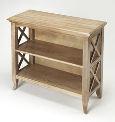 30" Brown Two Tier Standard Bookcase