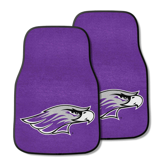 Wisconsin-Whitewater Pointers Front Carpet Car Mat Set - 2 Pieces