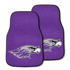 Wisconsin-Whitewater Pointers Front Carpet Car Mat Set - 2 Pieces